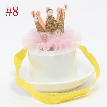 Szín: 8 - Divat csipke csillogó gyöngy hajpánt fejpánt korona hajcsipesz