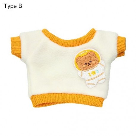 Szín: B típus - Pamut babaruhák 20 cm-es vastag plüss babakosztümhöz Babaruha Gyerekjáték Ajándékok