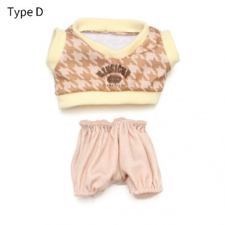 Szín: D típus - 20 cm-es lány ajándék baba kiegészítők barkács ruha öltöny játék ruha Öltöztes hétköznapi