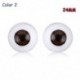 Szín: szín2-24mm - 1 pár valósághű félkerek üreges hátú műszemek szemgolyók barkácsolás Halloween kellékek horror