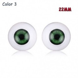 Szín: szín3-22mm - 1 pár valósághű félkerek üreges hátú műszemek szemgolyók barkácsolás Halloween kellékek horror