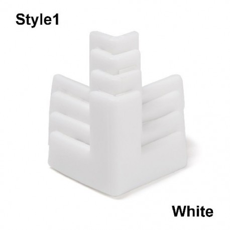 Szín: fehér-style1 - 4 DB puha biztonsági íróasztal baba ütközésgátló szalagos asztal sarokvédő sarokvédők