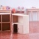Szín: 4 - 1/12 Mini babaház miniatűr zsebes tároló állvány Vitrin szekrény Szimuláció Bútor Modell Játékok Babaház