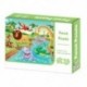 Szín: 4 állat - 24 részes játékok gyerekeknek rajzfilm oktatási agy kirakós játék 24 részes DIY kirakós játék