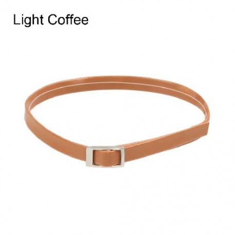 Szín: világos kávé - Új Szuper Mini Hosszú 20cm Szélesség 5mm Kézzel Készített Bjd Baba Ruhák Baba Öv DIY Baba