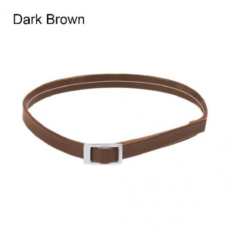 Szín: sötétbarna - Új Super Mini Hosszú 20cm Szélesség 5mm Kézzel Készített Bjd Baba Ruhák Baba Öv Barkácsolás