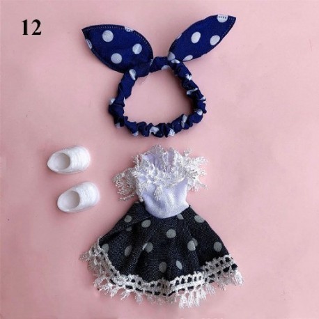 Szín: 12 - 1/12Bjd Molly Body Ob11 Gsc Kiegészítők 16-17 cm Babák Ruhák Babaruhák Gyönyörű babaruhák Állati baba