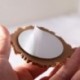 Szín: 05 - Játékok Aranyos Retro Mikrobútor Babaház Keret Kiegészítők Miniatűr Babaház Tükör Fali Szoba Mini Tükör