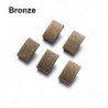 Szín: bronz - 5db Kiváló minőségű 12,5*8 mm-es fém Ultra-kis barkácscipő Ruhák Varrás Kiegészítők Övcsat
