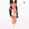 Szín: 2 - Kézzel készített 30 cm-es baba kiegészítők Egyedi ruha ruhák hagyományos kínai ruhákhoz Cheongsam stílusú