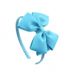 Szín: égszínkék - Bowknot Boutique Tiara kislányok szatén szalag fejpántok fejfedők haj karika masni hajpánt gyerek haj