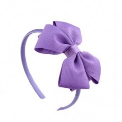Szín: lila - Bowknot Boutique Tiara kislányok szatén szalag fejpántok fejfedők haj karika masni hajpánt gyerek haj