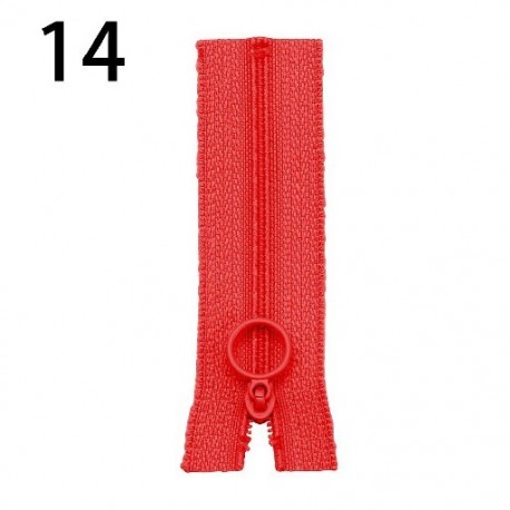 Szín: 14 - 5db/szett Mini cipzáras babaruha cipzár barkács kézzel készített varrás Scrapbooking ruha Kerek fejes