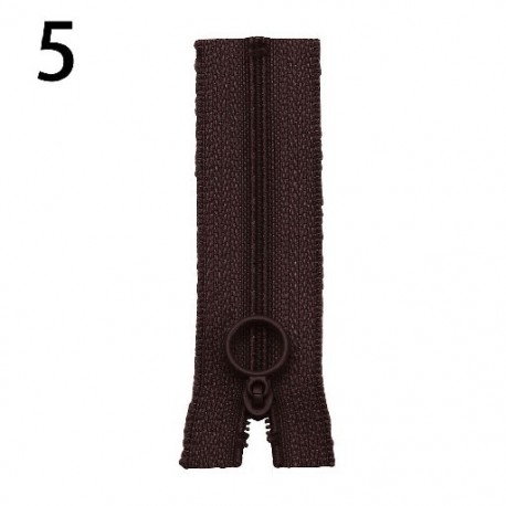 Szín: 5 - 5db/készlet Mini cipzáras babaruha cipzár barkács kézzel varrás scrapbooking ruha Kerek fejes cipzárok