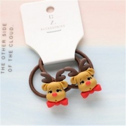 Szín: 3 - 2 DB aranyos rajzfilm karácsonyi jávorszarvas elasztikus hajgumik