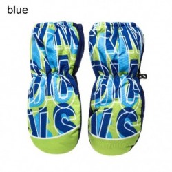 Szín: kék - Téli Gyerekek Fiúk Lányok Rajzfilm Csúszásmentes Sport Ujjatlan Vastag Meleg Vízálló Gyerekek Síkesztyűk