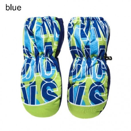 Szín: kék - Téli Gyerekek Fiúk Lányok Rajzfilm Csúszásmentes Sport Ujjatlan Vastag Meleg Vízálló Gyerekek Síkesztyűk