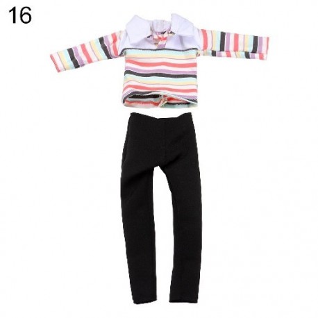 Szín: 16 - 29 cm-es, kézzel készített babához, 2022 Új Prince Baba Kiegészítők Babaruha Ruhakészlet Alkalmi viselet