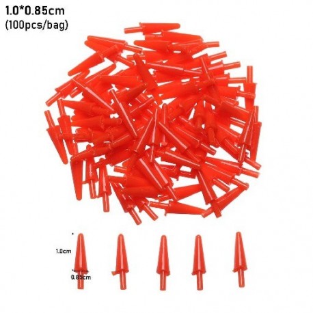 Szín: 1,0x0,85 cm - 100db/zsák Legújabb Babák Bábos Műanyag Kiegészítők Barkácsolás Babaorrok Varrás Kézműves
