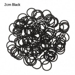 Szín: 7 - 100db/csomag Aranyos Kislány Lófarok Hajtartó Haj Kiegészítők Mini Vékony Elasztikus Gumiszalagok Gyerekek