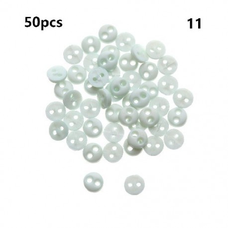 Szín: 11 - 50 db 4 mm-es cukorka színű mini gombok babacipők miniatűr műanyag csatok ruházat varrás csat ajándék