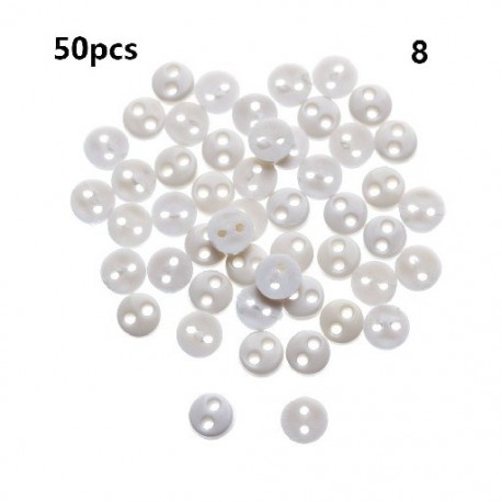 Szín: 8 - 50db 4mm-es cukorka színű minigombok babacipők miniatűr műanyag csatok ruházat varrás csat ajándék barkács