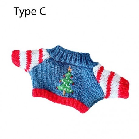 Szín: C típus - 1 db aranyos babaruha pulóver babaruha kiegészítők 20 cm-es babához való gyerekeknek ajándékok