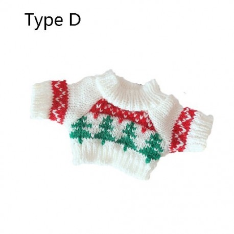 Szín: D típus - 1 db aranyos babaruha pulóver babaruha kiegészítők 20 cm-es babához való gyerekeknek ajándékok