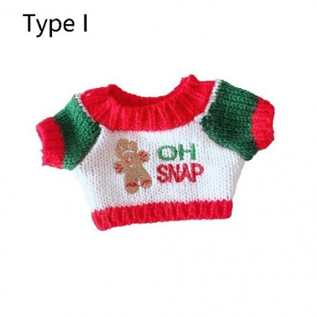 Szín: I-es típus - 1 db aranyos babaruha pulóver babaruha kiegészítők 20 cm-es babához való gyerekeknek ajándékok