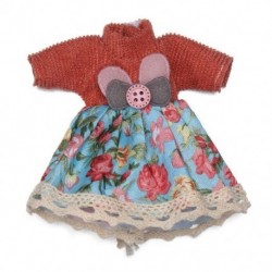 Szín: 10 - DIY 1/8 BJD babaház, kézzel készített öltözőjáték babaruhák és kiegészítők babaruhák 16-17 cm-es