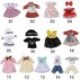 Szín: 14 - DIY 1/8 BJD babaház, kézzel készített öltözőjáték babaruhák és kiegészítők babaruhák 16-17 cm-es