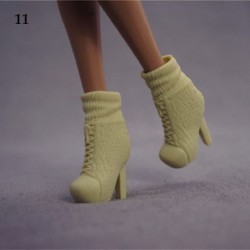 Szín: 11 - 30 cm baba láb hossz 2 cm női divat hosszú térd csizma Hero Dolls csizma baba cipő Kiegészítők