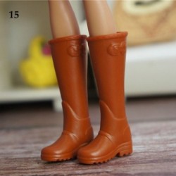 Szín: 15 - 30 cm baba láb hossz 2 cm női divat hosszú térd csizma Hero Dolls csizma baba cipő Kiegészítők