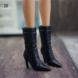 Szín: 20 - 30 cm baba láb hossz 2 cm női divat hosszú térd csizma Hero Dolls csizma baba cipő Kiegészítők