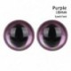 Szín: lila - 1 pár Magic Color DIY babajáték macskaszemek szempillákkal kitömött állatkellékek 3D szemek