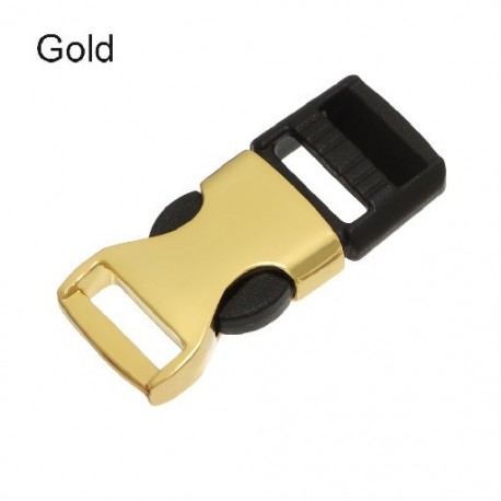 Szín: arany - Legújabb cipők Ruhák 10 mm-es mini babák táskák csatok Tri-glide övcsat barkácsolás babagombok varrás