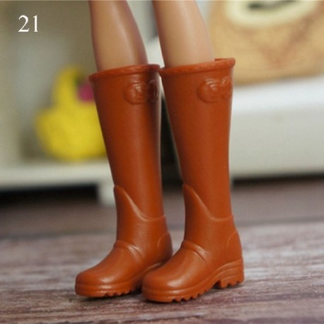 Szín: 21 - 22 stílus lábhossz 2,2 cm divatos műanyag babacipő zokni hosszú térd csizma Hero Dolls csizma kiegészítők