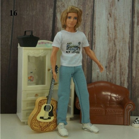 Szín: 16 - 30 cm baba kiegészítők mindennapi viselet alkalmi öltöny kabát kabát nadrág 32 cm baba ruhák baba barát