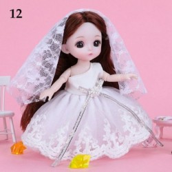 Szín: 12 - Ob11 Gsc 1/81/12Bjd Molly testkiegészítők Gyönyörű babaruhák 16-17 cm-es babák ruhák állati babák