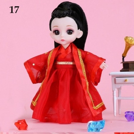 Szín: 17 - Ob11 Gsc 1/81/12Bjd Molly testkiegészítők Gyönyörű babaruházat 16-17 cm-es babák ruhák állati babák