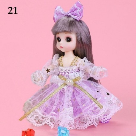 Szín: 21 - Ob11 Gsc 1/81/12Bjd Molly testkiegészítők Gyönyörű babaruhák 16-17 cm-es babák ruhák állati babák