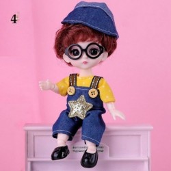 Szín: 4 - Ob11 Gsc 1/81/12Bjd Molly testkiegészítők Gyönyörű babaruhák 16-17 cm-es babák ruhák állati babák