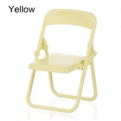 Szín: sárga - Játék gyerekeknek ajándék otthoni bútor Babaház dekoráció 1:12 Babaház Miniatűr szék Összecsukható