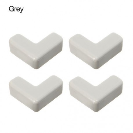 Szín: Szürke - 4db Gyermek baba íróasztal biztonsági asztal sarokvédő sarokvédők ütközésgátló csík élvédelem