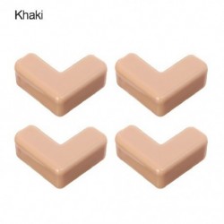 Szín: Khaki - 4db Gyermek baba íróasztal biztonsági asztal sarokvédő sarokvédők ütközésgátló csík élvédelem