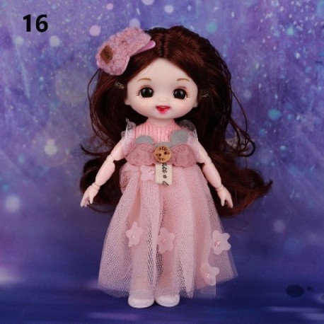 Szín: 16 - Tartozékok Ob11 Gsc 1/12Bjd Molly testhez gyönyörű babaruházat 16-17 cm babák ruhák baba ruhák állat baba