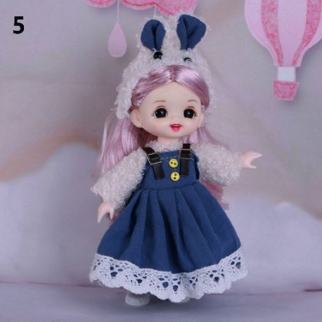 Szín: 5 - Tartozékok Ob11 Gsc 1/12Bjd Molly testhez gyönyörű babaruházat 16-17 cm babák ruhák baba ruhák állat baba