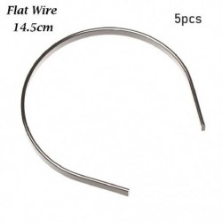 Szín: 14,5 cm-lapos huzal - 5db Hot Sale Minőségi aranyos 1/3 1/4 1/6 1/8 baba fejpánthoz Anyagok baba haj dekoráció