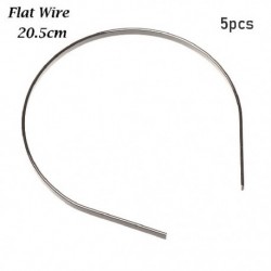 Szín: 20,5 cm-lapos huzal - 5db Hot Sale Minőségi aranyos 1/3 1/4 1/6 1/8 baba fejpánthoz Anyagok baba haj dekoráció