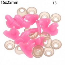 Szín: 13 - DIY Animals Gombok ovális biztonsági orrok babáknak Róka orr kézművesség Plüss állatorr disznó orra baba